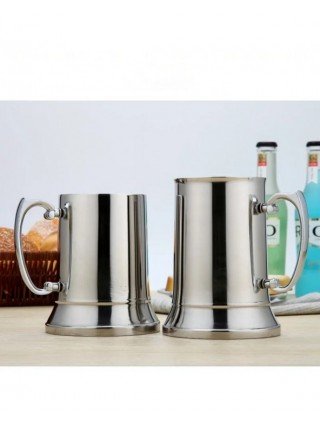 450/560ml Tankard Stein Double Wall Stainless Steel Beer Mug