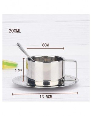 Coffee Cups Set Double-deck Thermal Insulation Coffee Mug Tea