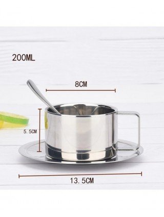 Coffee Cups Set Double-deck Thermal Insulation Coffee Mug Tea