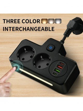 Power Strip Adapter for Europlug Wall Charger Electrical Socket