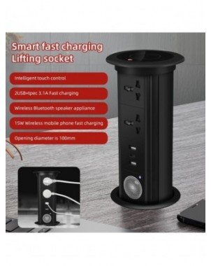 Herepow Automatic Pop Up Socket EU FR UK US Universal Standard