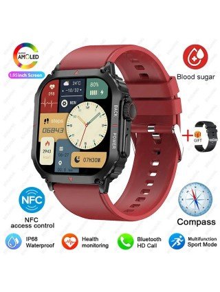1.95"Outdoor Military GPS Sport Smart Watch Men Bluetooth Call