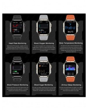 1.95"Outdoor Military GPS Sport Smart Watch Men Bluetooth Call