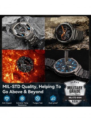 GPS Track Smart Watch Men 1.85-Inch Ultra HD AMOLED Screen 710