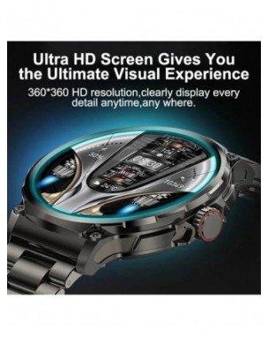 GPS Track Smart Watch Men 1.85-Inch Ultra HD AMOLED Screen 710