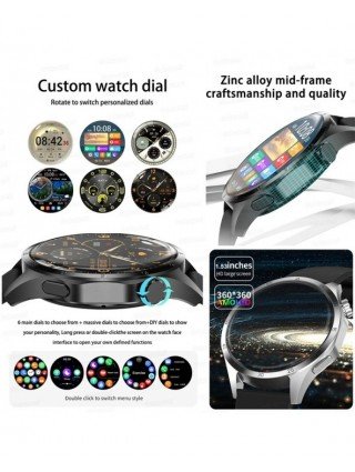 Watch GT4 PLUS Smart Watch Men NFC Bluetooth Call GPS