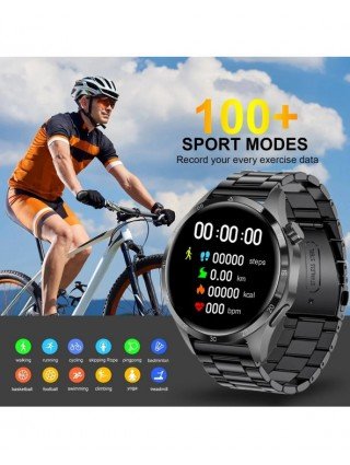 Watch GT4 PLUS Smart Watch Men NFC Bluetooth Call GPS