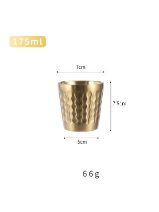 Double Wall Insulated Coffee Cups 304 Stainless Steel Coffee