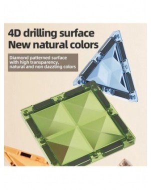 4D Diamond Face Color Window Magnetic Building Blocks DIY