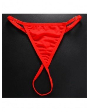 Fashion Belly Ruby Jewel-Tone Rhinestone Thong Chain Sexy Trend
