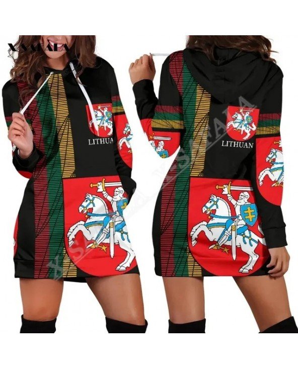 Lithuania Vytis Lietuva Flag Knigh Fashion Printed Slim Hoodies Lithuania Vytis Lietuva Flag Knigh Fashion Printed Slim Hoodies
