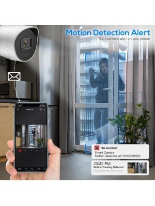Hikvision 4MP IP Camara Wifi DS-2CV2041G2-IDW Wireless Outdoor