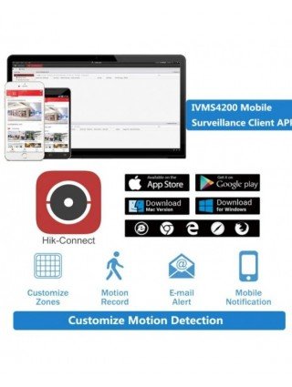 Hikvision 4MP IP Camara Wifi DS-2CV2041G2-IDW Wireless Outdoor