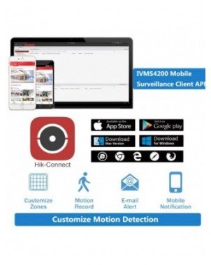 Hikvision 4MP IP Camara Wifi DS-2CV2041G2-IDW Wireless Outdoor