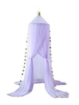 Hanging Tent Stars Mosquito Net Baby Bed Crib Canopy Tulle