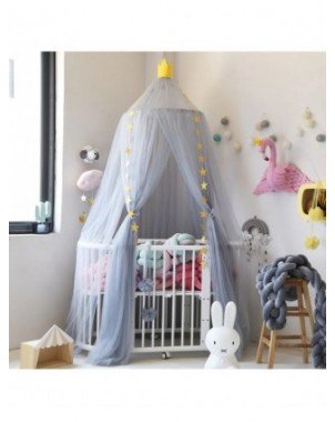 Hanging Tent Stars Mosquito Net Baby Bed Crib Canopy Tulle