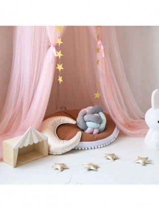 Hanging Tent Stars Mosquito Net Baby Bed Crib Canopy Tulle