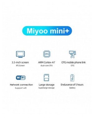 MIYOO Mini Plus nešiojamas retro rankinis žaidimų konsolė V2