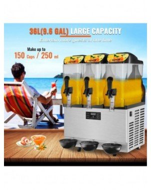 1/2/3 Tanks Commercial Ice-Cool Juice Smoothie Slush Maker