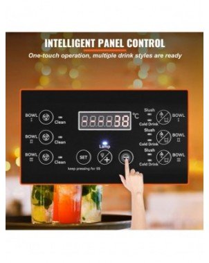 1/2/3 Tanks Commercial Ice-Cool Juice Smoothie Slush Maker