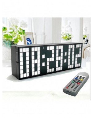 Large Big Jumbo LED Clock Display Table Desk Wall Alarm Remote