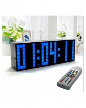 Large Big Jumbo LED Clock Display Table Desk Wall Alarm Remote