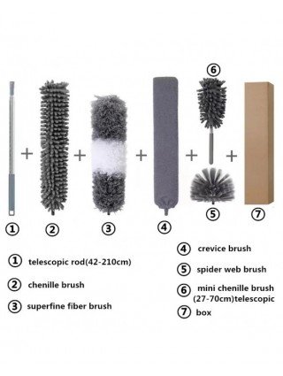 Telescopic Cleaning Duster Brush Extended Long Crevice Spider