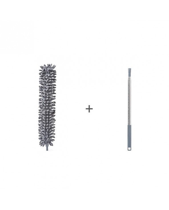 3PCS Long Handle Microfiber Duster Brush Set Bedside Duster