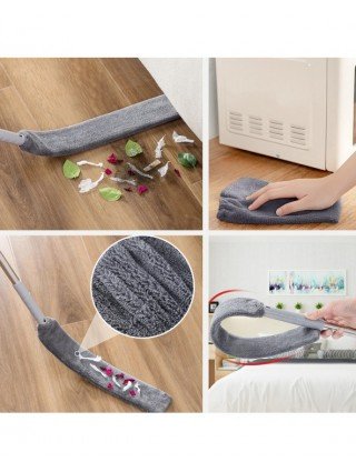 3PCS Long Handle Microfiber Duster Brush Set Bedside Duster