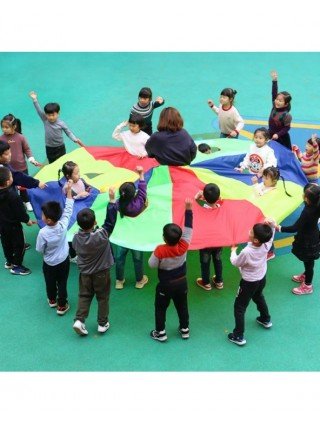 Vaikai Rainbow Umbrella Kindergarten Lauko Pramogos ir sportas