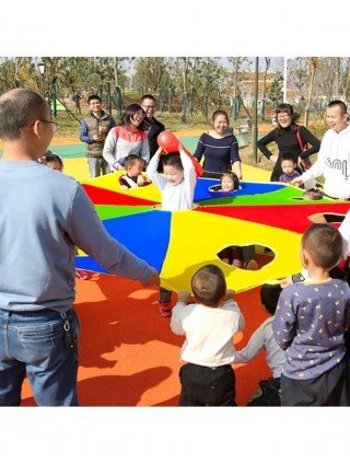 Vaikai Rainbow Umbrella Kindergarten Lauko Pramogos ir sportas