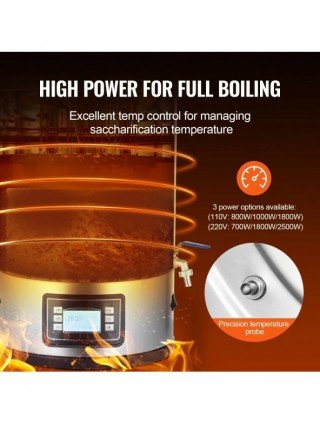 Electric Brewing System 8 GALLON Brewing Stock Pot All-in-One