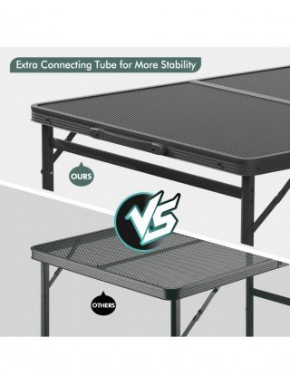 Villey Outdoor Folding Table Chair Camping Aluminium Alloy BBQ