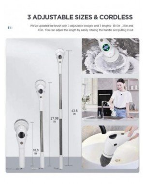 Multifunctional Electric Cleaning Brush 8-in-1 Household