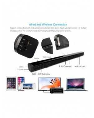 Sounderlink nuimamas Bluetooth televizoriaus Soundbar laidinis