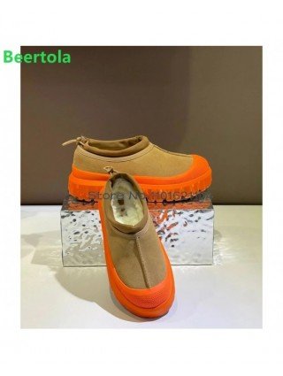 Sniego batai moterims 2024 Žiemos nauja Slip-on prabangus