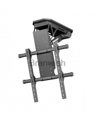 50-90" Ceiling TV LIFT Electric Remote Control Rotating Bracket