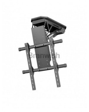 50-90" Ceiling TV LIFT Electric Remote Control Rotating Bracket