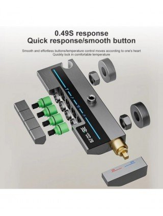 Grey Piano Button Ambient Light Bathroom Shower Full Set