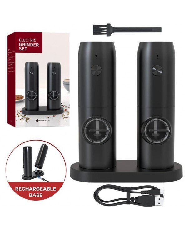 Automatic Pepper Grinder Salt And Pepper Grinder USB Automatic Pepper Grinder Salt And Pepper Grinder USB