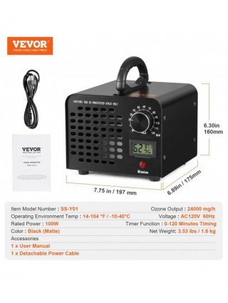 Ozone Generator 12000 36000 24000mg/h Ozone Machine Odor