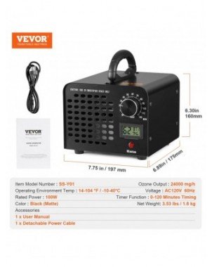 Ozone Generator 12000 36000 24000mg/h Ozone Machine Odor