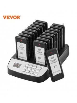 16 vnt. restoranų Pager sistema Belaidis 500 m ilgas diapazonas