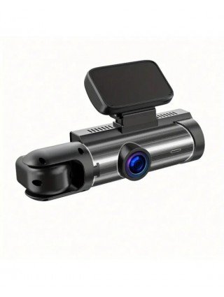1080P dviguba kamera, Dash Cam automobiliams, priekinė ir