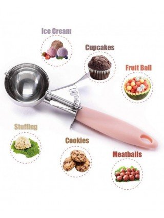 Stainless Steel Ice Cream Scoop, Ice Ball Maker, Watermelon