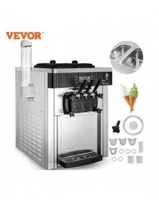 Soft Ice Cream Machines 18-28L/H Commercial Sorbet Coolers