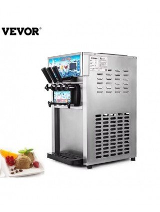 Commercial Ice Cream freezer Machine 3-flavor Yogurt Maker