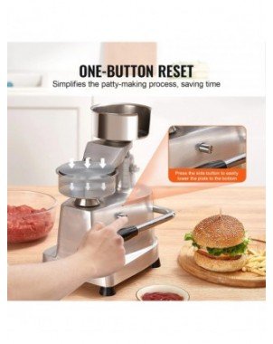 Commercial Burger Patty Maker 100mm/4in Hamburger Beef Patty