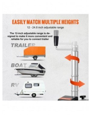 Electric Trailer Dolly 5000lbs Towing Capacity 350W 12V Trailer