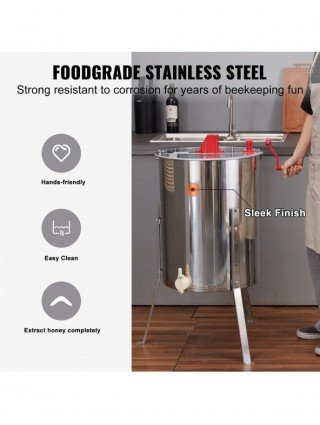 Manual Honey Extractor,4/8 Frames Honey Spinner